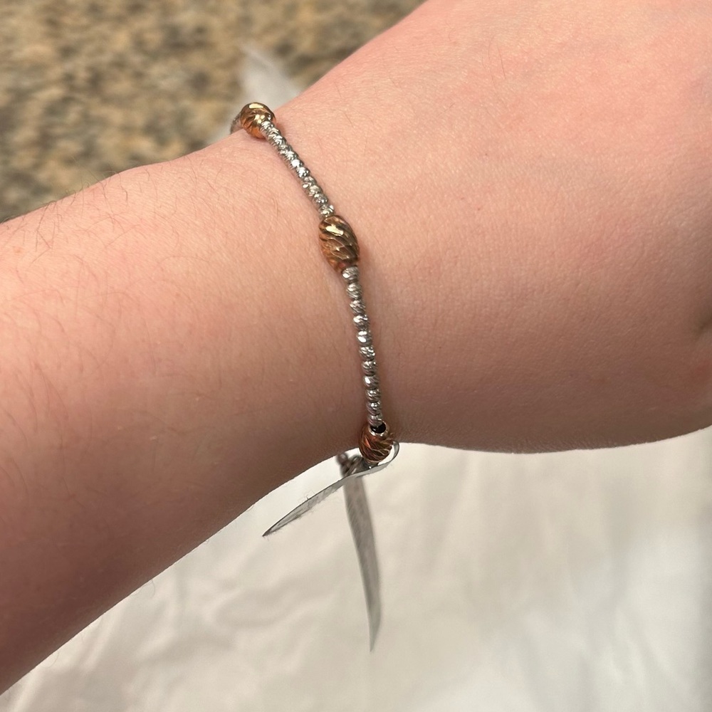 NWT Giani Bernini 18K Rose Gold Over Sterling Silver Bracelet! - Picture 4 of 5